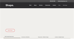 Desktop Screenshot of madebyshape.co.uk